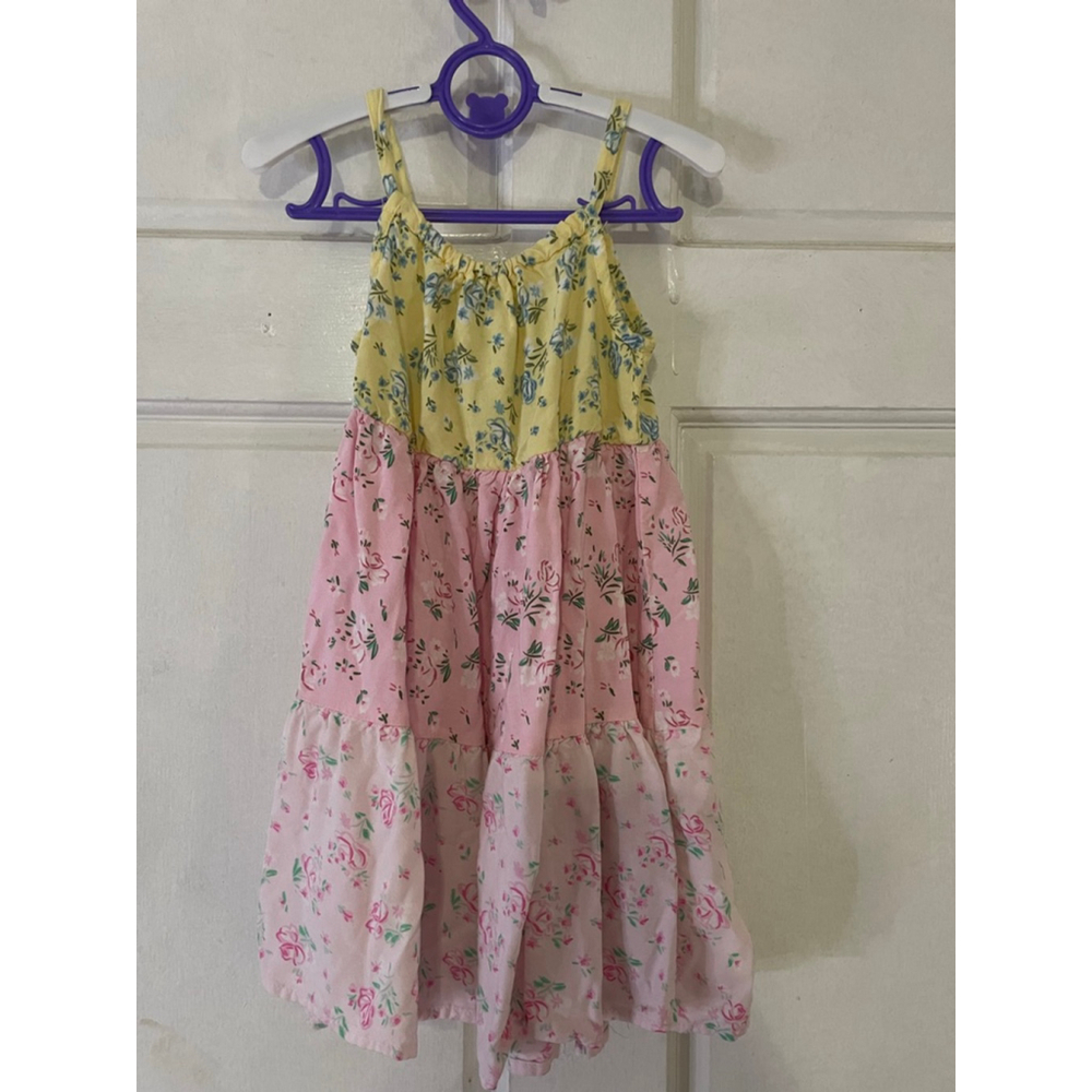 Girls Btween tiered Floral Sundress size 4T